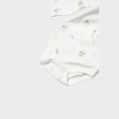 Bibaby Unisex Organik Body Uzun Kol Love Our Earth Yeşil - 2