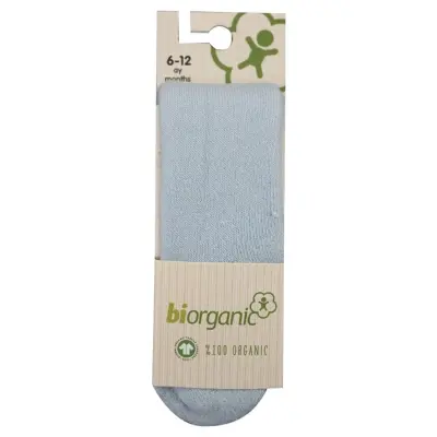 Bibaby Unisex Organik Çorap Külotlu Havlu Basic Mavi - 3