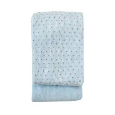 Bibaby Unisex Organik Çorap Külotlu Klasik Puanlı Mavi (1)