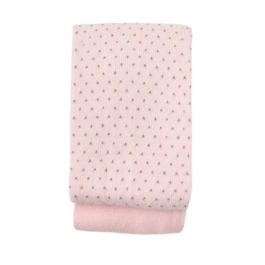 Bibaby Unisex Organik Çorap Külotlu Klasik Puanlı Pembe - 4