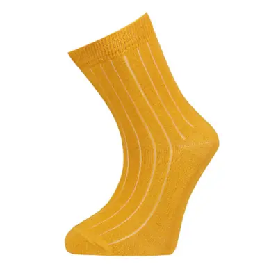 Bibaby Unisex Organik Çorap Soket 4lü New Basic Hardal - 4