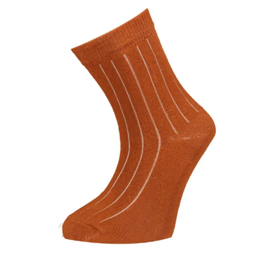 Bibaby Unisex Organik Çorap Soket 4lü New Basic Hardal - 5