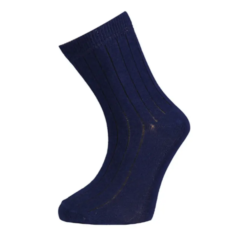 Bibaby Unisex Organik Çorap Soket 4lü New Basic Mavi - 3