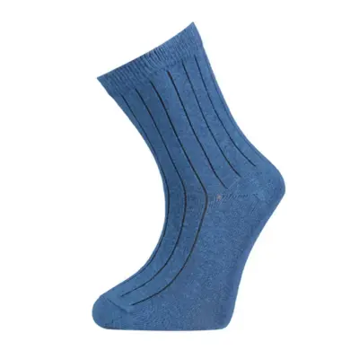 Bibaby Unisex Organik Çorap Soket 4lü New Basic Mavi - 4