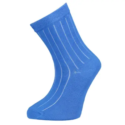 Bibaby Unisex Organik Çorap Soket 4lü New Basic Mavi - 2