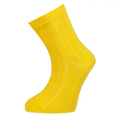 Bibaby Unisex Organik Çorap Soket 4lü New Basic Sarı - 2