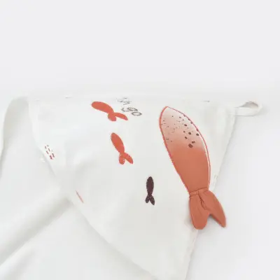 Bibaby Unisex Organik Havlu Magic Starfish Latte - 2