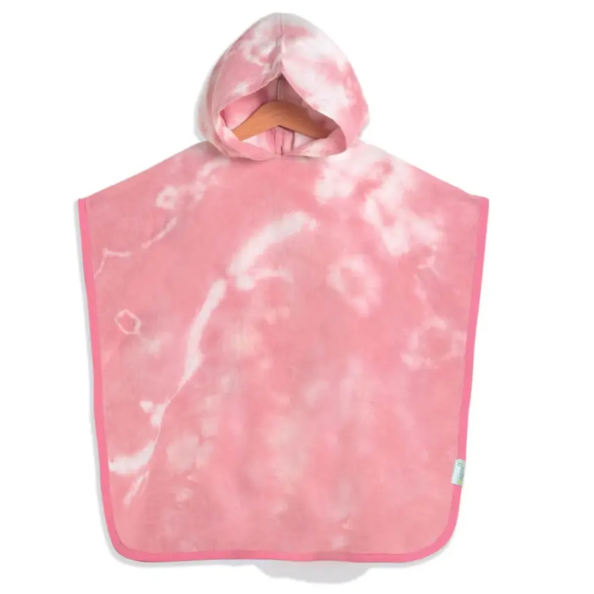 Bibaby Unisex Organik Havlu Panço Summer Gül Kurusu - 1