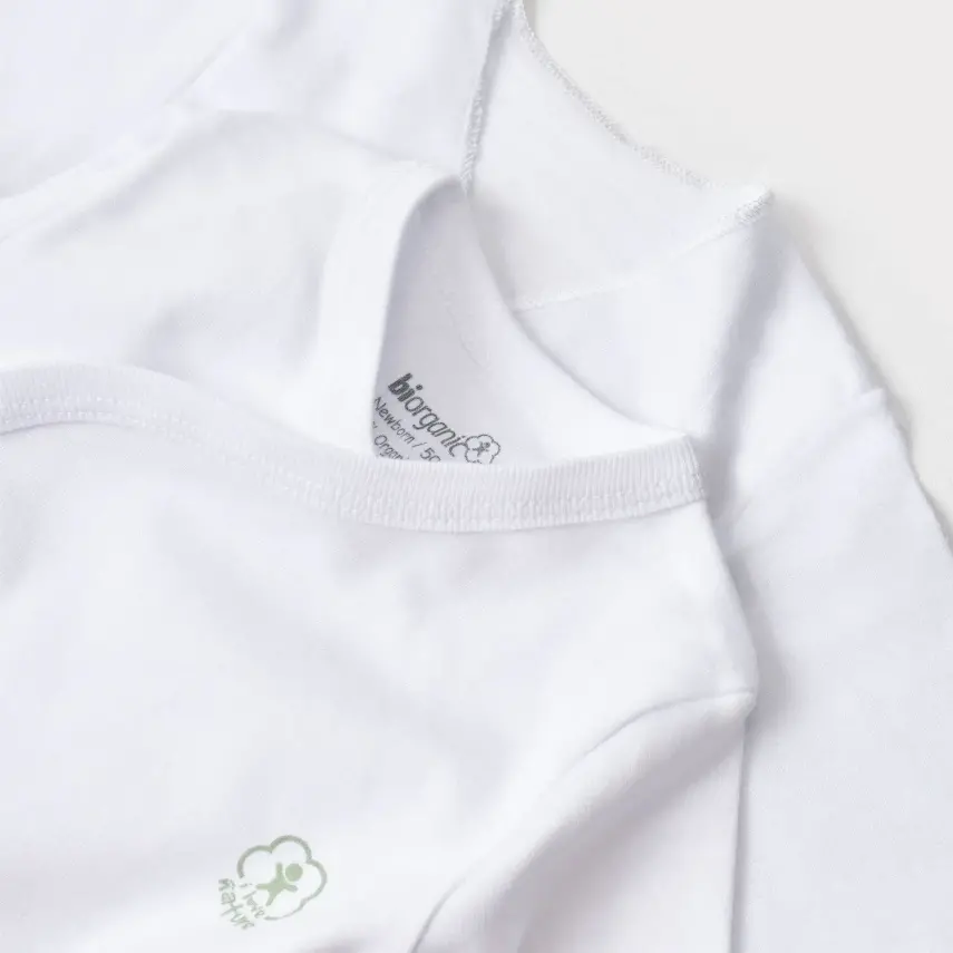 Bibaby Unisex Organik İç - Dış Zıbın Nature Beyaz - 8