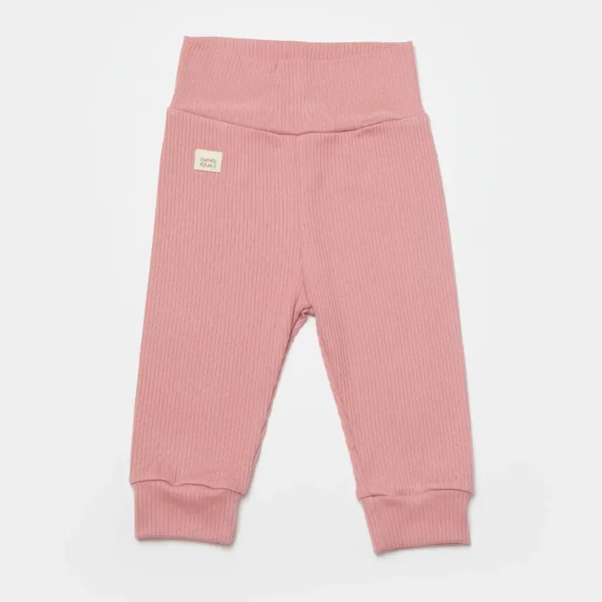 Bibaby Unisex Organik Pantolon Modal Nature Relax Mercan - 12