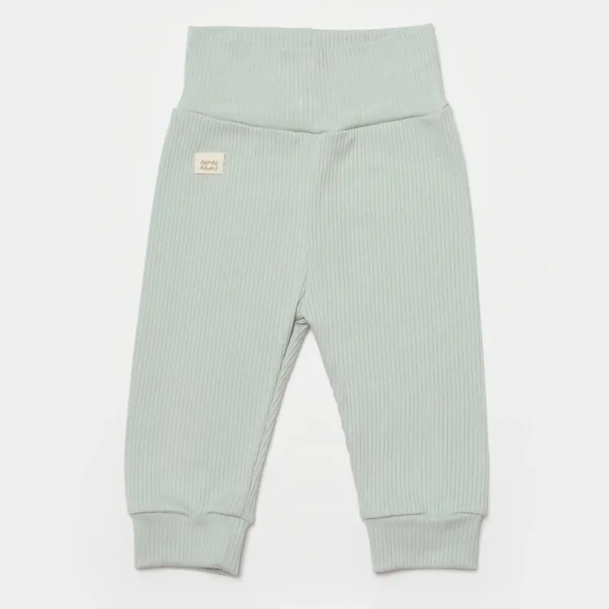 Bibaby Unisex Organik Pantolon Modal Nature Relax Mint - 1
