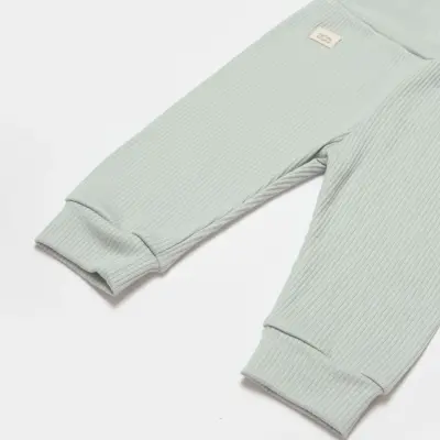 Bibaby Unisex Organik Pantolon Modal Nature Relax Mint - 4