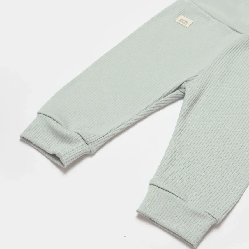 Bibaby Unisex Organik Pantolon Modal Nature Relax Mint - 4