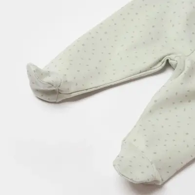 Bibaby Unisex Organik Pantolon Patikli Koala Jungle Mint - 4