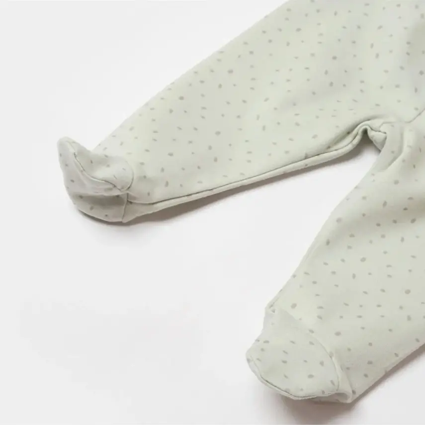 Bibaby Unisex Organik Pantolon Patikli Koala Jungle Mint - 4