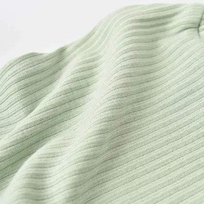 Bibaby Unisex Organik Pantolon Patiksiz Soft Modal Yeşil - 14