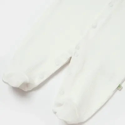 Bibaby Unisex Organik Salopet Modal Nature Relax Ecru - 3