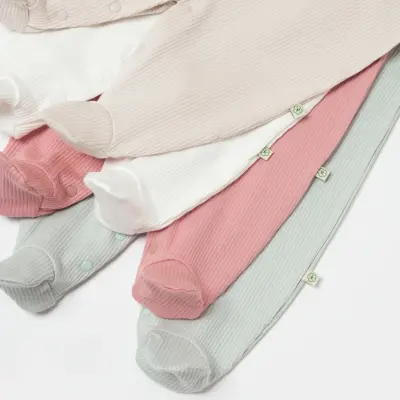 Bibaby Unisex Organik Salopet Modal Nature Relax Mint (1)