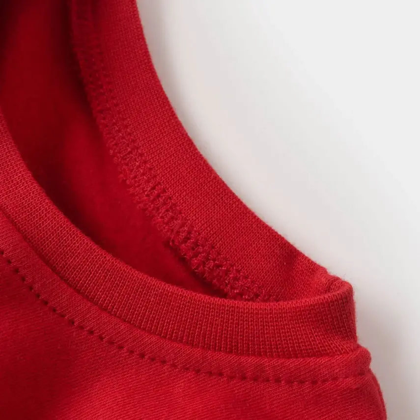 Bibaby Unisex Organik Sweatshirt A Little Basic Kırmızı - 18