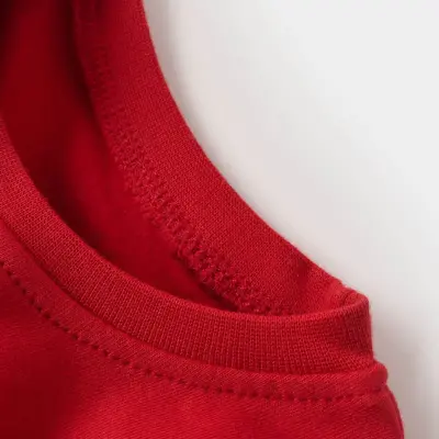 Bibaby Unisex Organik Sweatshirt A Little Basic Kırmızı - 29