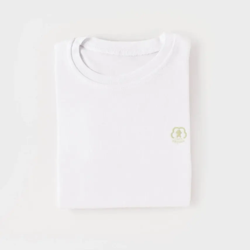 Bibaby Unisex Organik Sweatshirt Little Basic Beyaz - 4