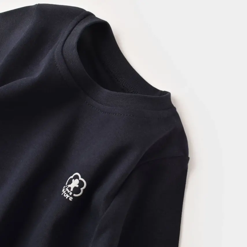 Bibaby Unisex Organik Sweatshirt Little Basic Lacivert - 5