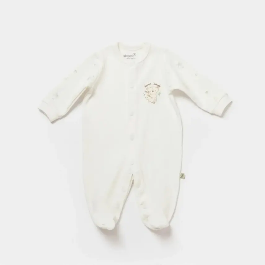 Bibaby Unisex Organik Tulum Koala Jungle Mint - 1