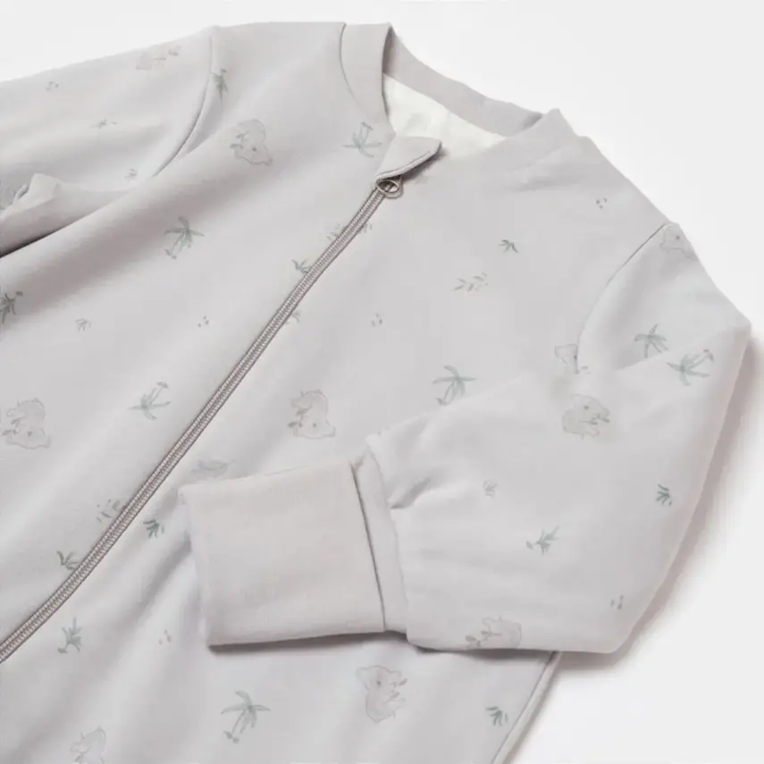 Bibaby Unisex Organik Uyku Tulumu Koala Jungle Gri - 3