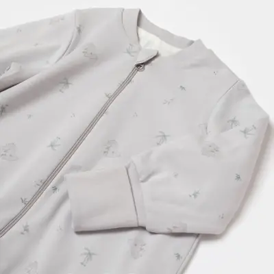 Bibaby Unisex Organik Uyku Tulumu Koala Jungle Gri - 7