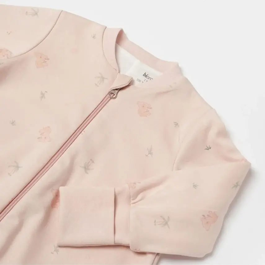 Bibaby Unisex Organik Uyku Tulumu Koala Jungle Pembe - 3