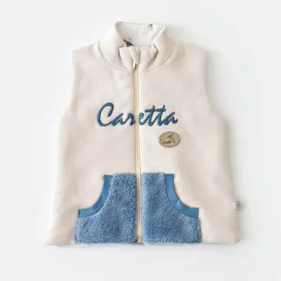 Bibaby Unisex Organik Yelek Caretta In Live Taş