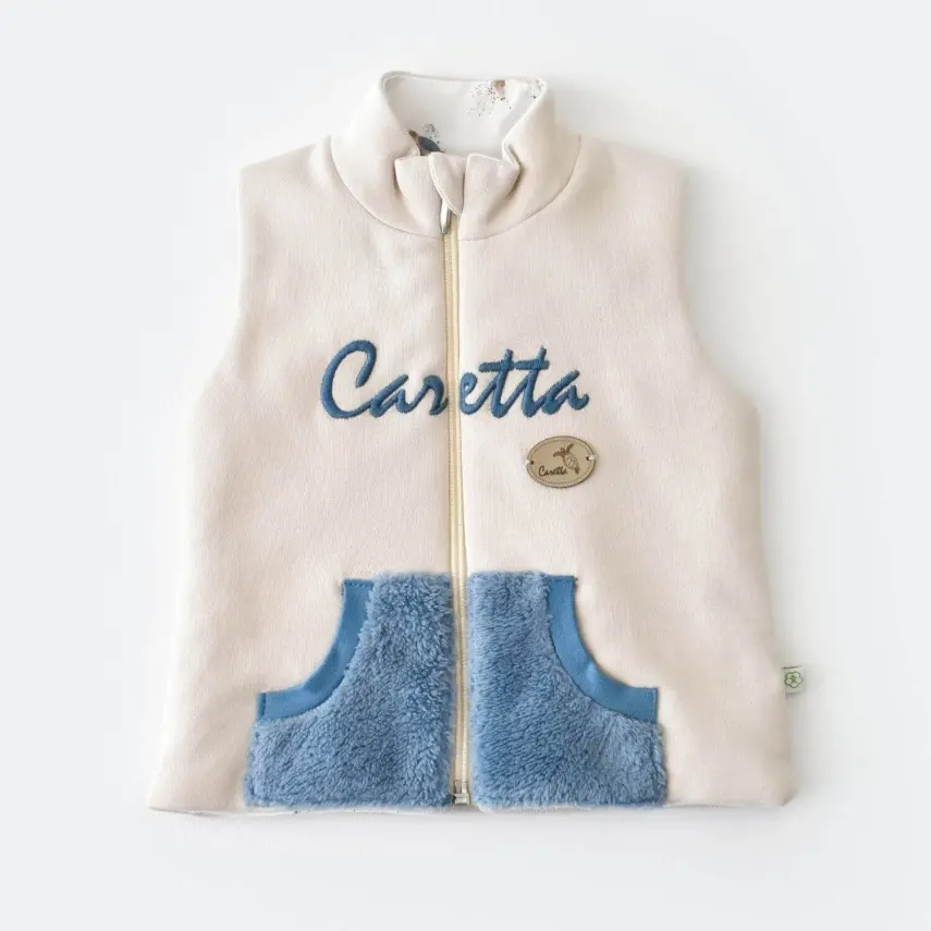 Bibaby Unisex Organik Yelek Caretta In Live Taş - 10