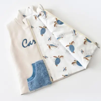 Bibaby Unisex Organik Yelek Caretta In Live Taş - 5