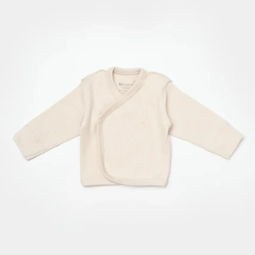Bibaby Unisex Organik Zıbın Takımı 4lü Modal Nature Relax Prematüre Bej - 4