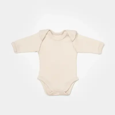 Bibaby Unisex Organik Zıbın Takımı 4lü Modal Nature Relax Prematüre Bej (1)