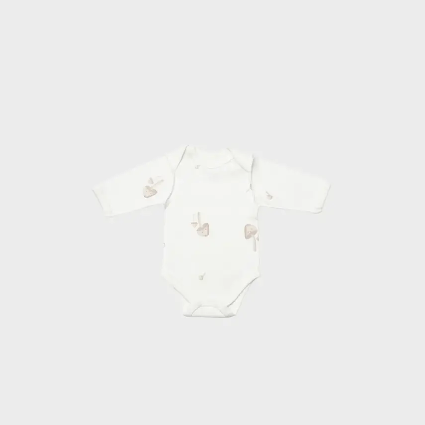 Bibaby Unisex Organik Zıbın Takımı 4lü Sweet Lady Açık Bej - 5