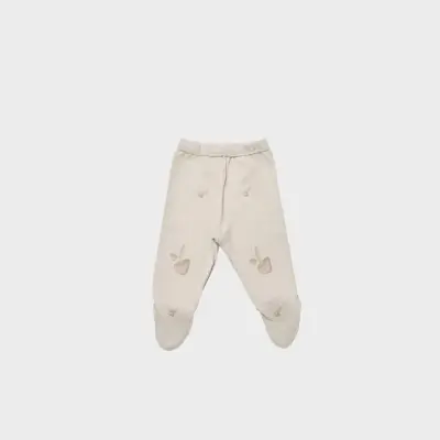 Bibaby Unisex Organik Zıbın Takımı 4lü Sweet Lady Açık Bej - 4