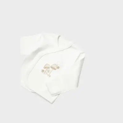 Bibaby Unisex Organik Zıbın Takımı 4lü Sweet Lady Açık Bej - 7