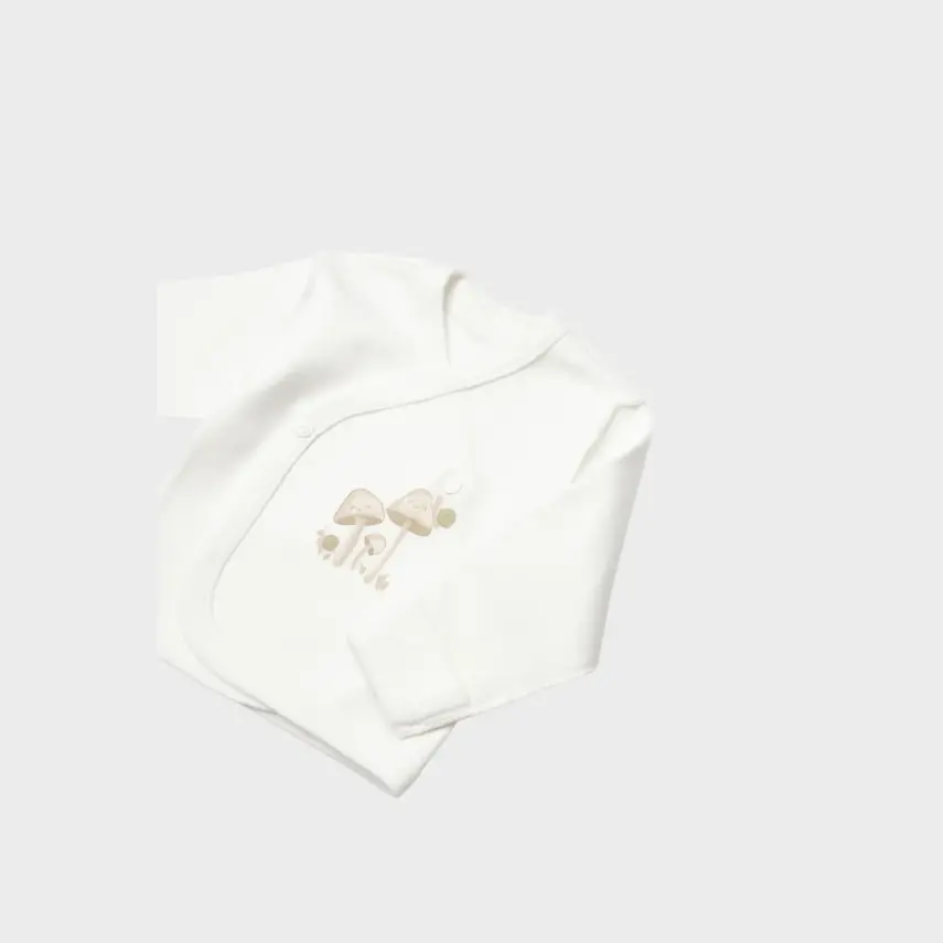 Bibaby Unisex Organik Zıbın Takımı 4lü Sweet Lady Açık Bej - 7