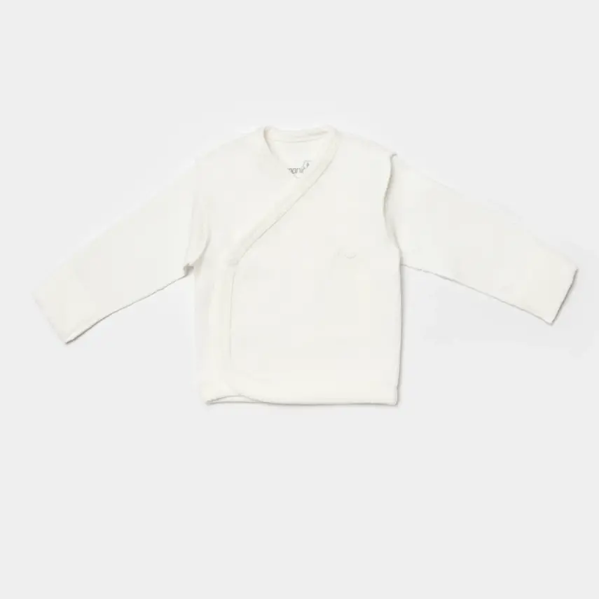 Bibaby Unisex Organik Zıbın Takımı 4lü Waffle Smile Prematüre Ekru - 3