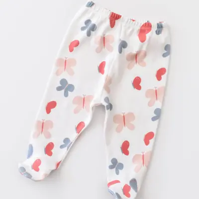Bibaby Unisex Organik Zıbın Takımı Wild Flowers Coral (1)