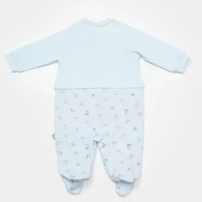 Bibaby Unisex Salopet Sweet Friends Mavi - 3
