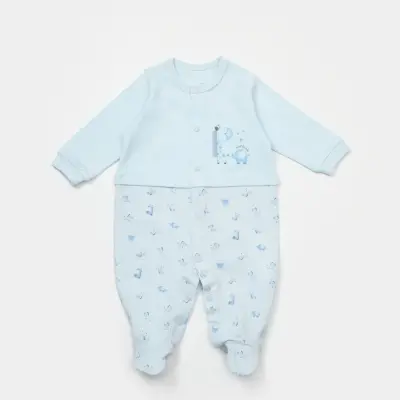 Bibaby Unisex Salopet Sweet Friends Mavi