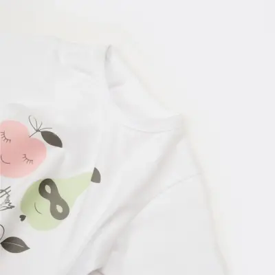Bibaby Unisex T-Shirt Bimini The Fruit Beyaz - 15