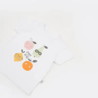 Bibaby Unisex T-Shirt Bimini The Fruit Beyaz (1)
