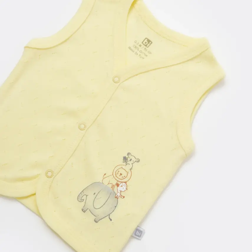 Bibaby Yelek Hello Safari Limon - 4