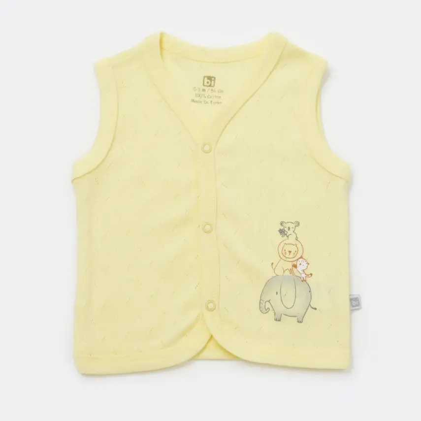 Bibaby Yelek Hello Safari Limon - 1