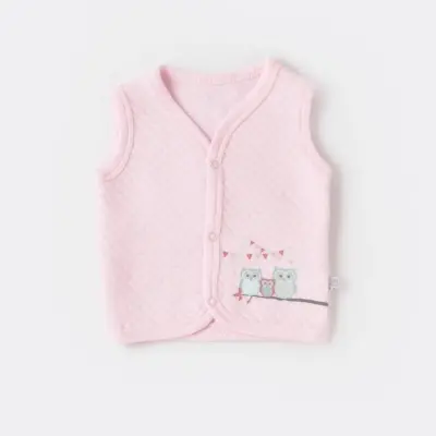 Bibaby Yelek Kapitone Smile Colors Pembe