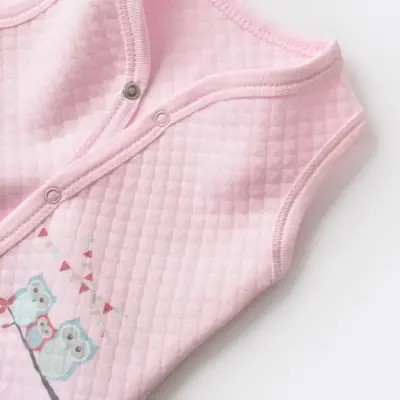 Bibaby Yelek Kapitone Smile Colors Pembe (1)