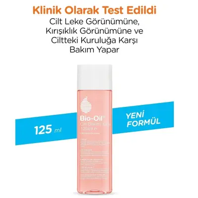 Bio-Oil Çatlak Karşıtı & Nemlendirici Cilt Bakım Yağı Yeni Formül 125 ml
